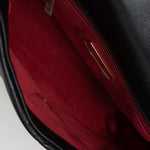 CHANEL Handbag Black Goatskin Quilted 19 Flap Small AGHW - Redeluxe