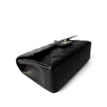 CHANEL Handbag Black Jumbo Caviar Quilted Classic Double Flap SHW - Redeluxe