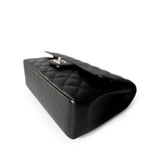 CHANEL Handbag Black Jumbo Caviar Quilted Classic Double Flap SHW - Redeluxe