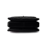 CHANEL Handbag Black / Lambskin 21S Black Lambskin Quilted Small Trendy CC Light Gold Hardware - Redeluxe
