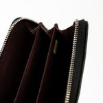 CHANEL Handbag Black Lambskin Chevron Zip Coin Purse Silver Hardware - Redeluxe