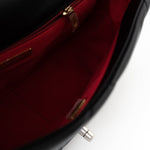 CHANEL Handbag Black Lambskin Quilted 19 Flap Small - Redeluxe