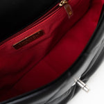 CHANEL Handbag Black Lambskin Quilted 19 Flap Small - Redeluxe