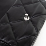 CHANEL Handbag Black Lambskin Quilted 19 Flap Small - Redeluxe