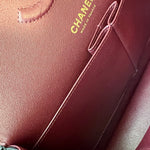 CHANEL Handbag Black Lambskin Quilted Classic Flap Medium GHW - Redeluxe