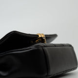CHANEL Handbag Black Lambskin Quilted Entwined Single Flap Mini Aged Hardware - Redeluxe