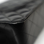 CHANEL Handbag Black Lambskin Quilted Medium Classic Flap Gold Hardware - Redeluxe