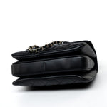 CHANEL Handbag Black Lambskin Quilted Trendy CC Small Light Gold Hardware - Redeluxe