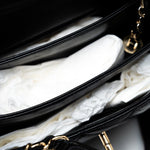 CHANEL Handbag Black Lambskin Quilted Trendy CC Small Light Gold Hardware - Redeluxe