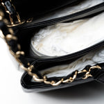CHANEL Handbag Black Lambskin Quilted Trendy CC Small Light Gold Hardware - Redeluxe
