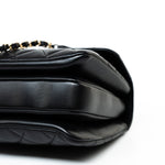 CHANEL Handbag Black Lambskin Quilted Trendy CC Small Light Gold Hardware - Redeluxe