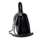 CHANEL Handbag Black Lambskin Quilted Trendy CC Small Light Gold Hardware - Redeluxe