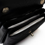 CHANEL Handbag Black Lambskin Quilted Trendy CC Small Light Gold Hardware - Redeluxe