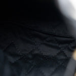 CHANEL Handbag Black Shiny Black Calfskin Quilted Mini 22 Bag Antique Gold Hardware - Redeluxe