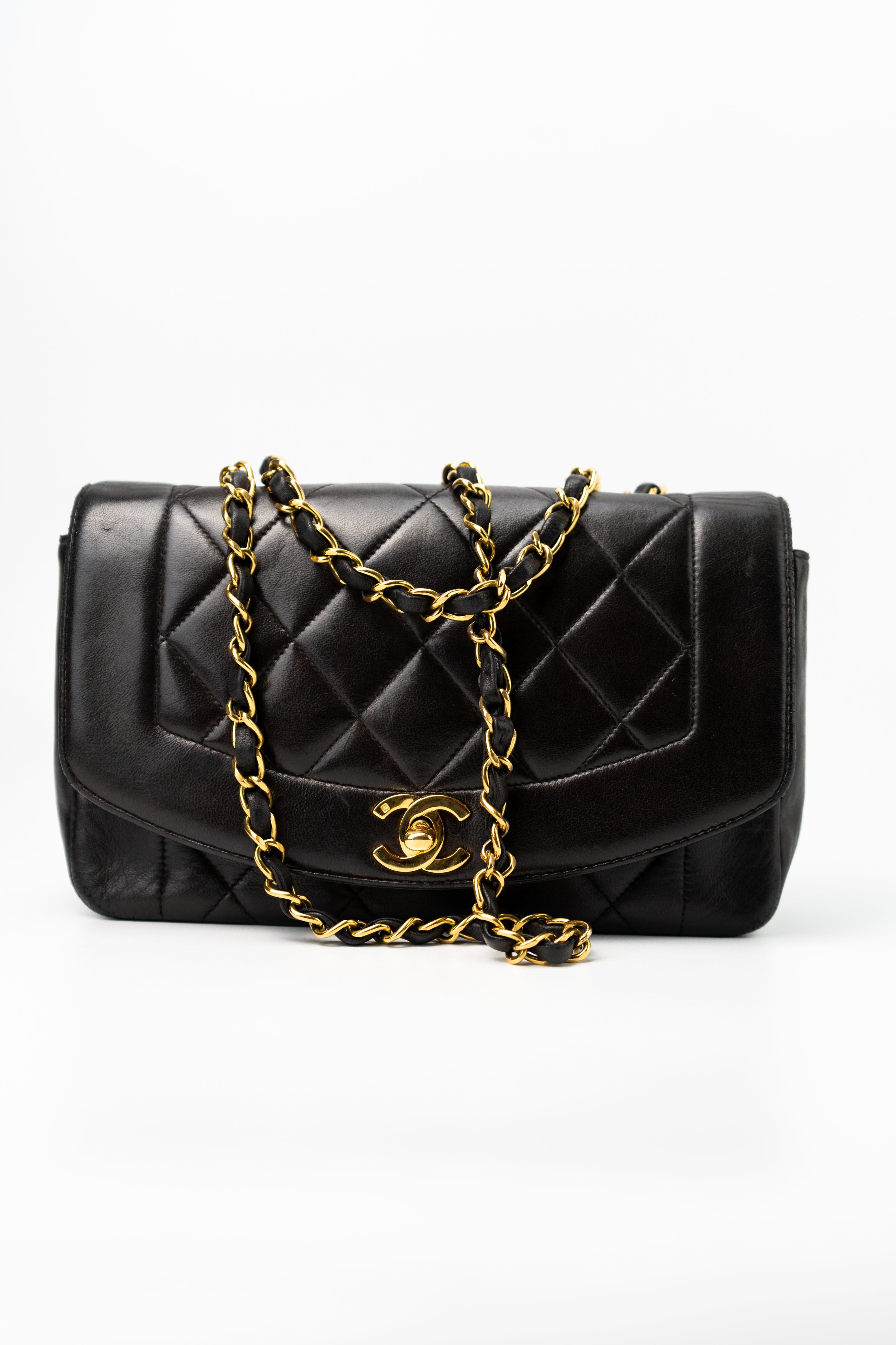 Vintage diana chanel bag online