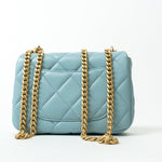 CHANEL Handbag Blue 22P Light Blue Mini Square Enamel Lambskin pending CC  AGHW - Redeluxe