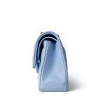 CHANEL Handbag blue 23P Light Blue Classic Flap Small Light Gold Hardware - Redeluxe