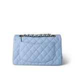 CHANEL Handbag blue 23P Light Blue Classic Flap Small Light Gold Hardware - Redeluxe