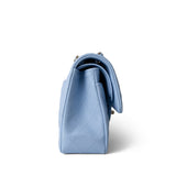 CHANEL Handbag blue 23P Light Blue Classic Flap Small Light Gold Hardware - Redeluxe