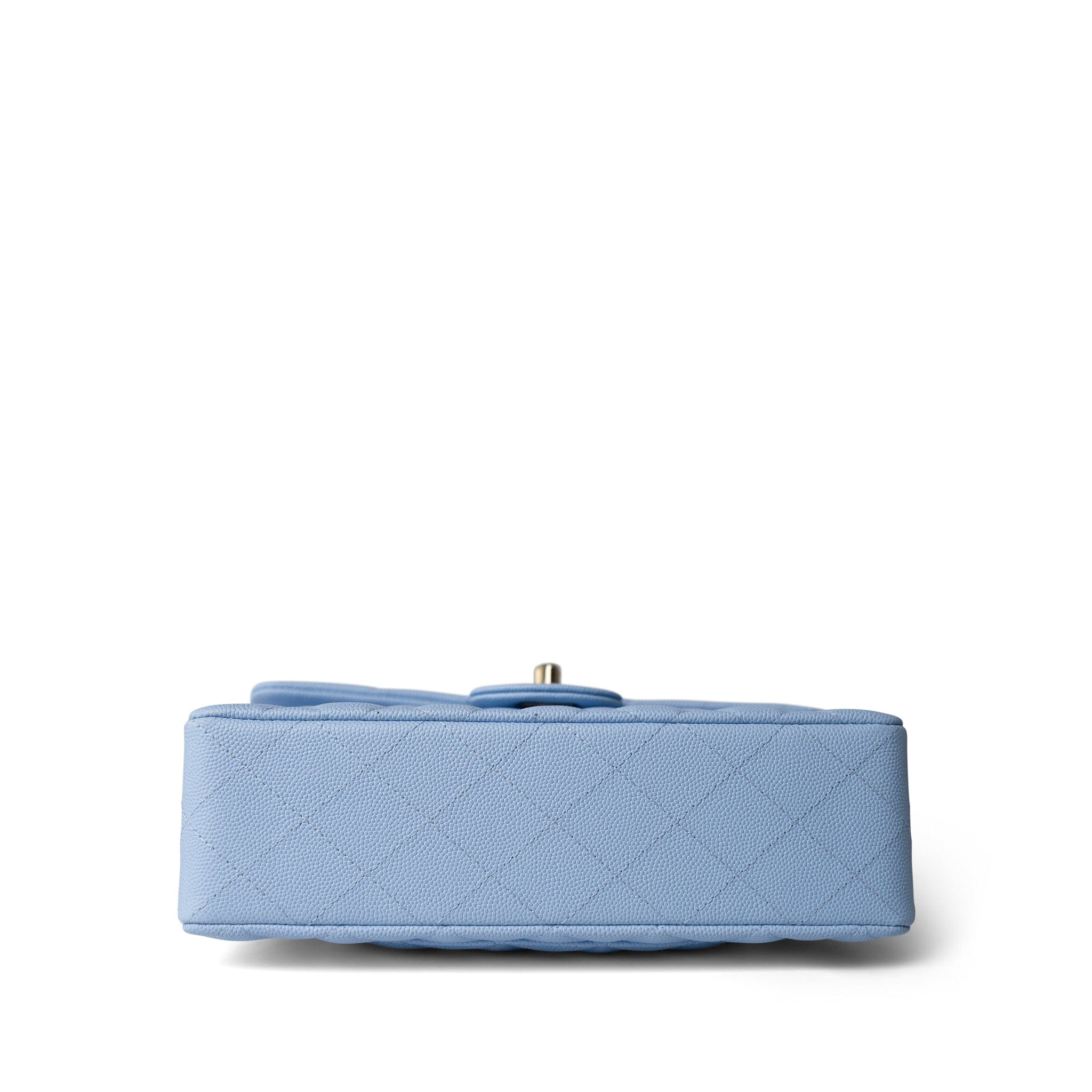 CHANEL Handbag blue 23P Light Blue Classic Flap Small Light Gold Hardware - Redeluxe