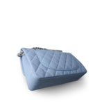 CHANEL Handbag blue 23P Light Blue Classic Flap Small Light Gold Hardware - Redeluxe