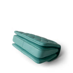 CHANEL Handbag Blue 24C Tiffany Blue Lambskin Quilted Mini Trendy CC Light Gold Hardware - Redeluxe