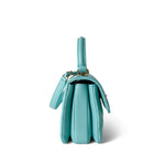 CHANEL Handbag Blue 24C Tiffany Blue Lambskin Quilted Mini Trendy CC Light Gold Hardware - Redeluxe