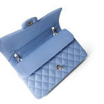 CHANEL Handbag Blue / Classic Flap 21C Sky Blue Lambskin Quilted Classic Flap Light Gold Hardware - Redeluxe