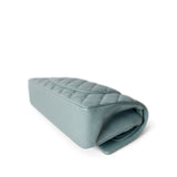 CHANEL Handbag Blue / Classic flap Pearly Light Blue Caviar Quilted Classic Flap Medium Antique Gold Hardware - Redeluxe