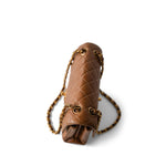 CHANEL Handbag Brown Brown Lambskin Double Faced Flap Bag Gold Hardware - Redeluxe