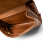 CHANEL Handbag Brown Brown Lambskin Double Faced Flap Bag Gold Hardware - Redeluxe