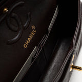 CHANEL Handbag Brown Vintage Brown Lambskin Quilted Classic Flap Small GHW - Redeluxe