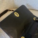 CHANEL Handbag Brown Vintage Lambskin Quilted Square Classic GHW (Shoulder Bag) - Redeluxe