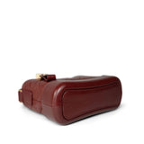 CHANEL Handbag Burgundy Burgundy Aged Calfskin Quilted Gabrielle Hobo Bag Small Mixed Hardware - Redeluxe