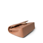 CHANEL Handbag Caramel 22S Caramel Lambskin Quilted Classic Flap Small Light Gold Hardware - Redeluxe