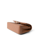 CHANEL Handbag Caramel 22S Caramel Lambskin Quilted Classic Flap Small Light Gold Hardware - Redeluxe