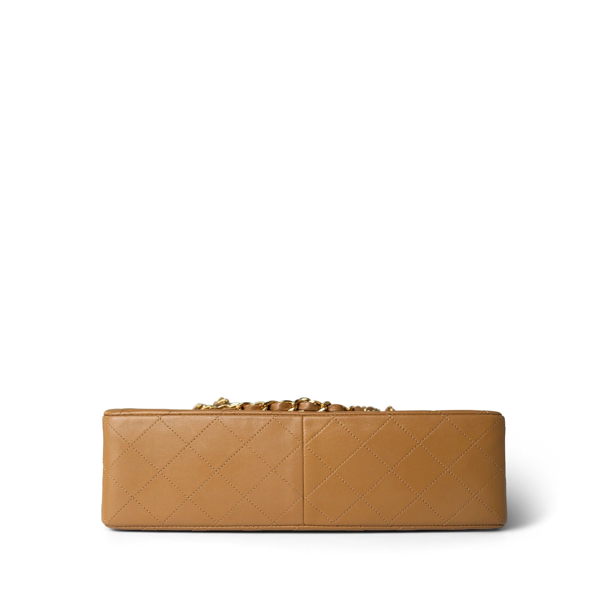 CHANEL Handbag Caramel Vintage Caramel Quilted Single Flap Medium Gold Hardware - Redeluxe