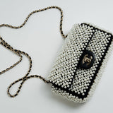 CHANEL Handbag Chanel 19S Mini Pearl On Flap - Redeluxe