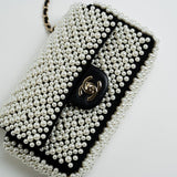 CHANEL Handbag Chanel 19S Mini Pearl On Flap - Redeluxe