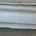 CHANEL Handbag Chanel 21B Small White Lambskin Quilted Trendy CC w/ Rose Gold Hardware - Redeluxe