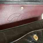 CHANEL Handbag Chanel 21K Reissue 2.55 Black Chevron Aged Calfskin Quilted 225 (Medium) AGHW - Redeluxe