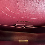 CHANEL Handbag Chanel 21K Reissue 2.55 Black Chevron Aged Calfskin Quilted 225 (Medium) AGHW - Redeluxe