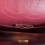 CHANEL Handbag Chanel 21K Reissue 2.55 Black Chevron Aged Calfskin Quilted 225 (Medium) AGHW - Redeluxe