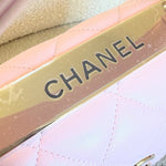 CHANEL Handbag Chanel 21S Small Light Pink Lambskin Quilted Trendy CC LGHW - Redeluxe
