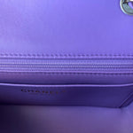 CHANEL Handbag Chanel 22S Light Purple Lambskin Quilted Mini Rectangular Single Flap LGHW - Redeluxe