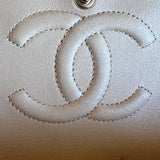 CHANEL Handbag Chanel Beige Clair Caviar Quilted Classic Flap  Medium GHW - Redeluxe