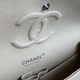CHANEL Handbag Chanel Beige Clair Caviar Quilted Classic Flap Medium SHW - Redeluxe