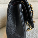 CHANEL Handbag Chanel Black Caviar Quilted Classic Flap Medium GHW - Redeluxe