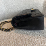 CHANEL Handbag Chanel Black Caviar Quilted Classic Flap Medium LGHW - Redeluxe