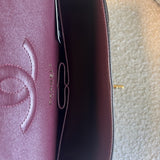 CHANEL Handbag Chanel Black Caviar Quilted Classic Flap Medium LGHW - Redeluxe